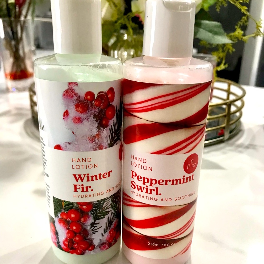 NWOT Bundle of 2 Tubes of Holiday Hand Lotion